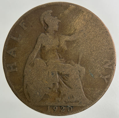 1920 George V Half - Penny Coin | Collectable Grade