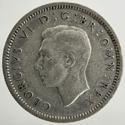 1946 George VI Sixpence Silver Coin | Fine Collectable Grade