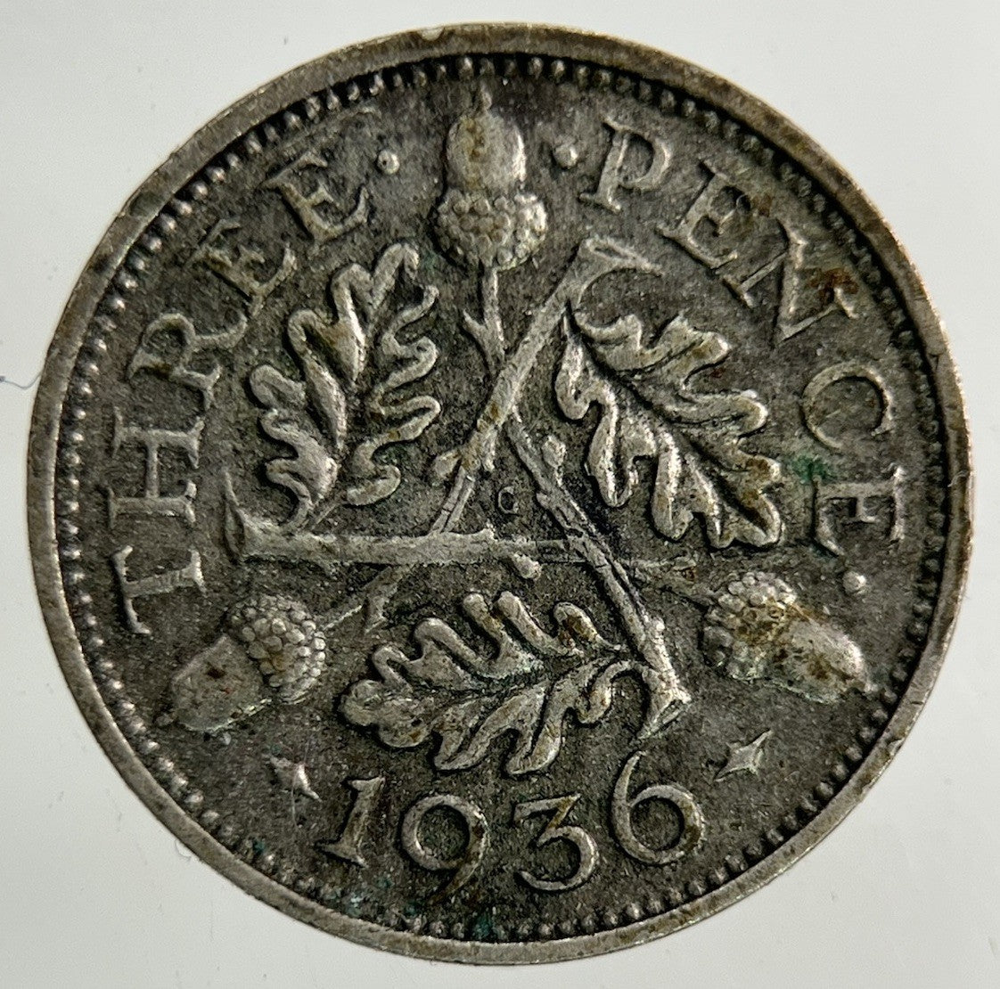 1936 George V Threepence Silver Coin | Fine Collectable Grade