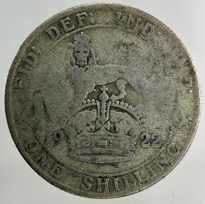 1922 George V Shilling Silver Coin | Collectable Grade
