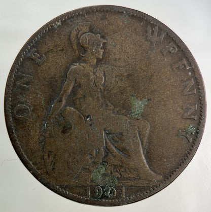 1901 Victoria One Penny Coin | Collectable Grade