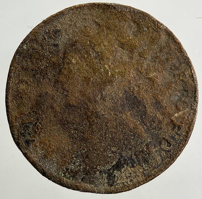 1866 Victoria Farthing Coin | Worn Grade