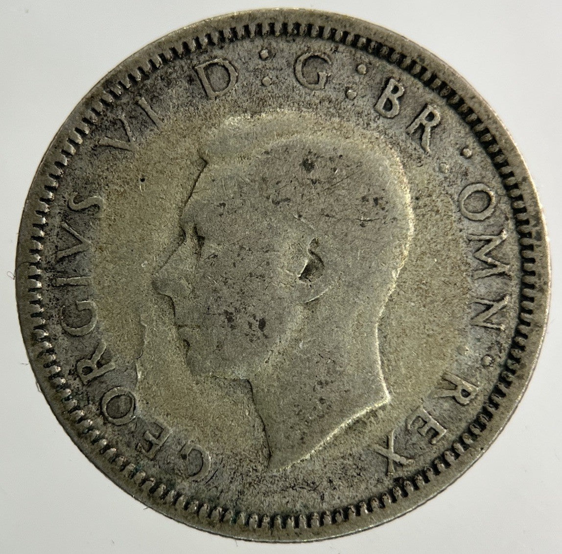 1940 George VI Sixpence Silver Coin | Fine Collectable Grade