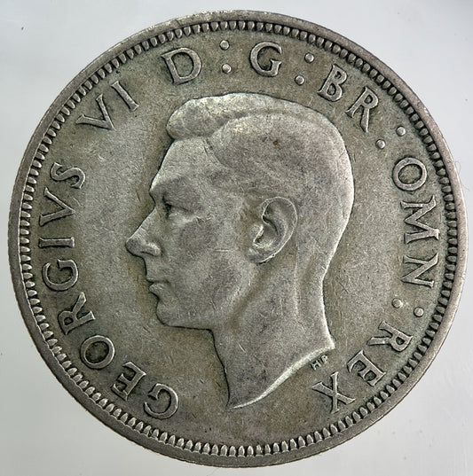 1946 George VI Half - Crown Silver Coin | Fine Collectable Grade