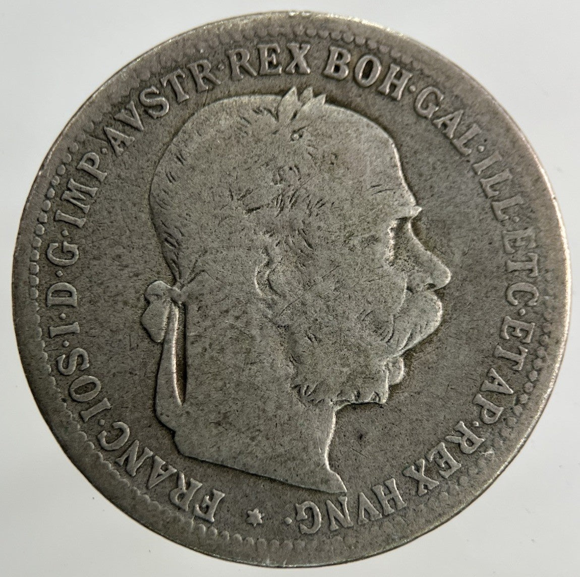 1893 Austria - Hungary 1 Korona Silver Coin | Collectable Grade