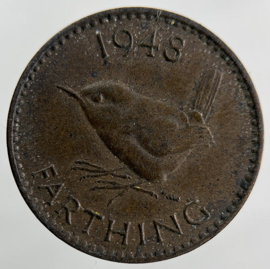 1948 George VI Wren Farthing Coin | Collectable Grade