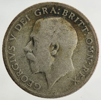 1920 George V Sixpence Silver Coin | Fair Grade