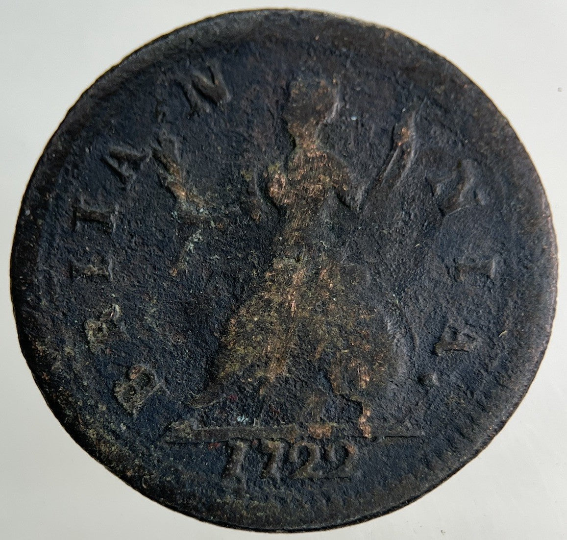 1722 George I 1st Farthing Coin | Collectable Grade