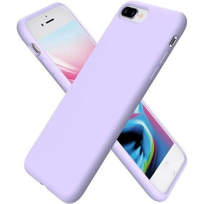 iPhone 7 / 8 Lavender Purple Bumper Silicone Shockproof Protective Case