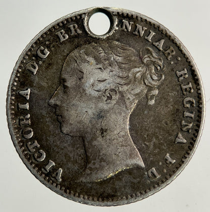 1855 Victoria Groat Four - Pence Silver Coin | Fine Collectable Grade