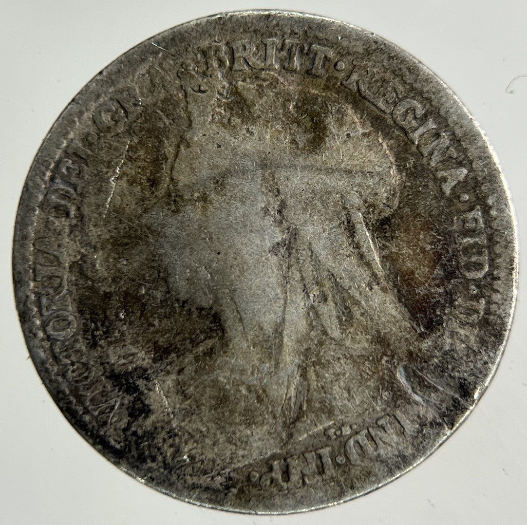 1901 Victoria Threepence Silver Coin | Fair Grade