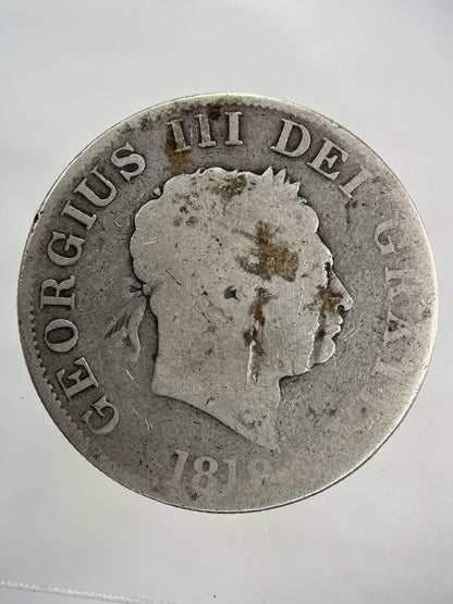 1818 George III 3rd Half - Crown Silver Coin | Collectable Grade