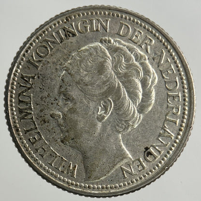 1941 Netherlands 25 Cents Silver Coin | Fine Collectable Grade