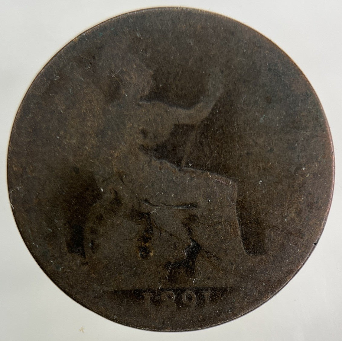 1891 Victoria Half - Penny Coin | Fair Grade