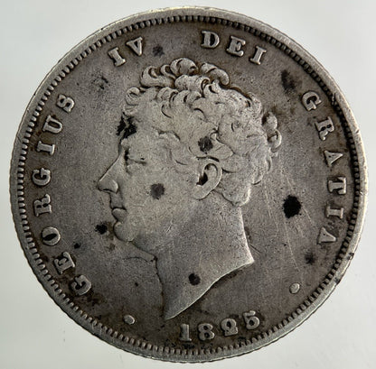1825 George IV Shilling Silver Coin | Fine Collectable Grade