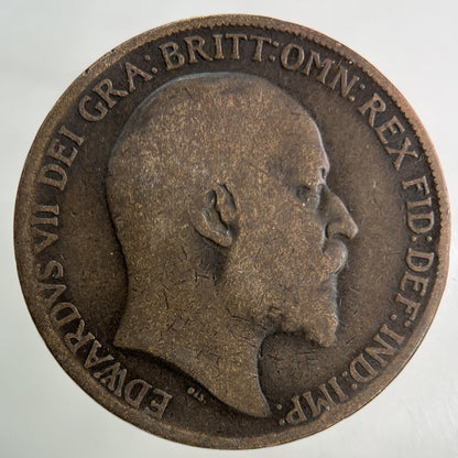 1910 Edward VII One Penny Coin | Collectable Grade