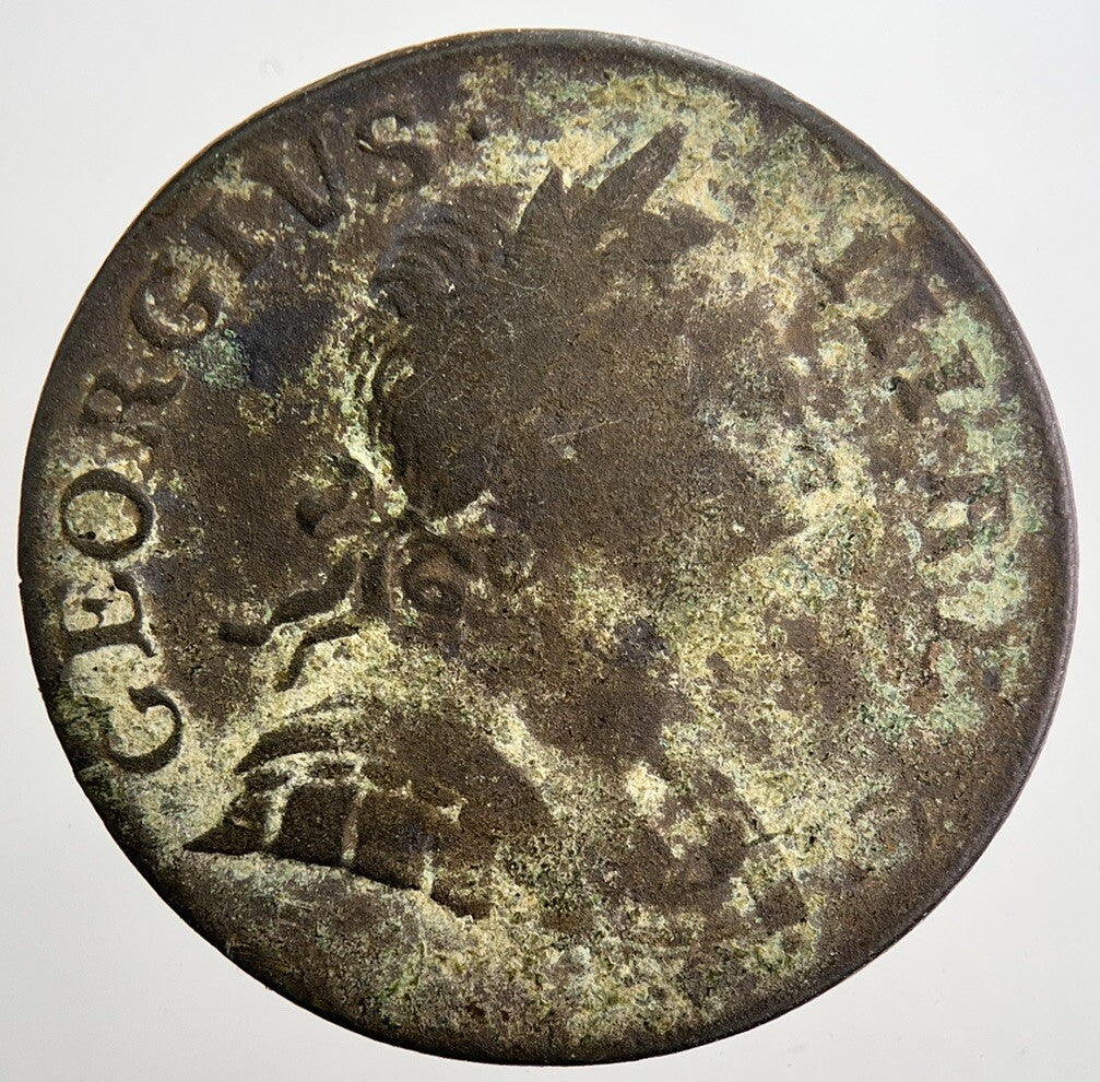1772 George 3rd III Half - Penny British Coin | Collectable Grade | a5044