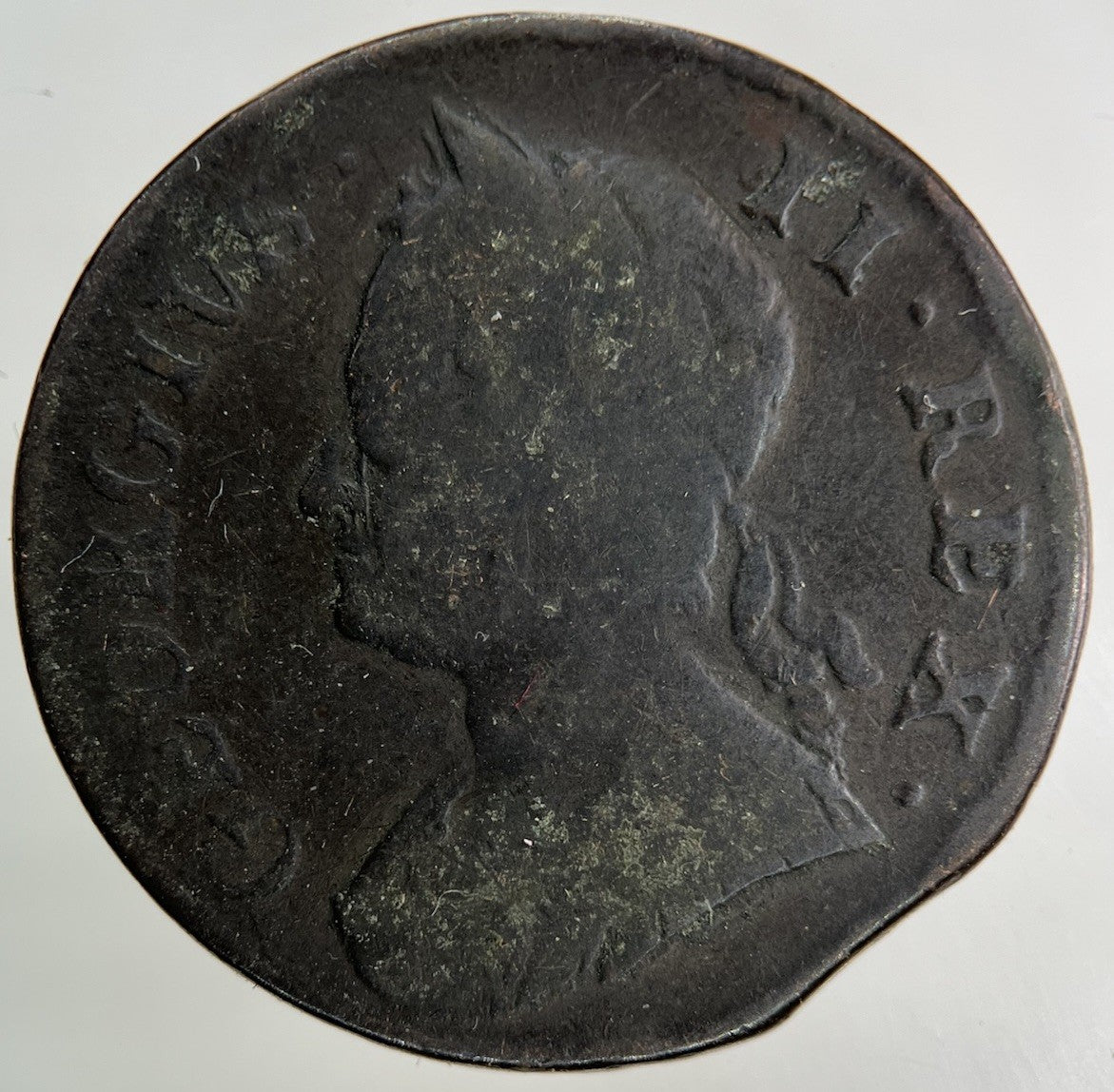 1751 George II 2nd Half - Penny Coin | Collectable Grade