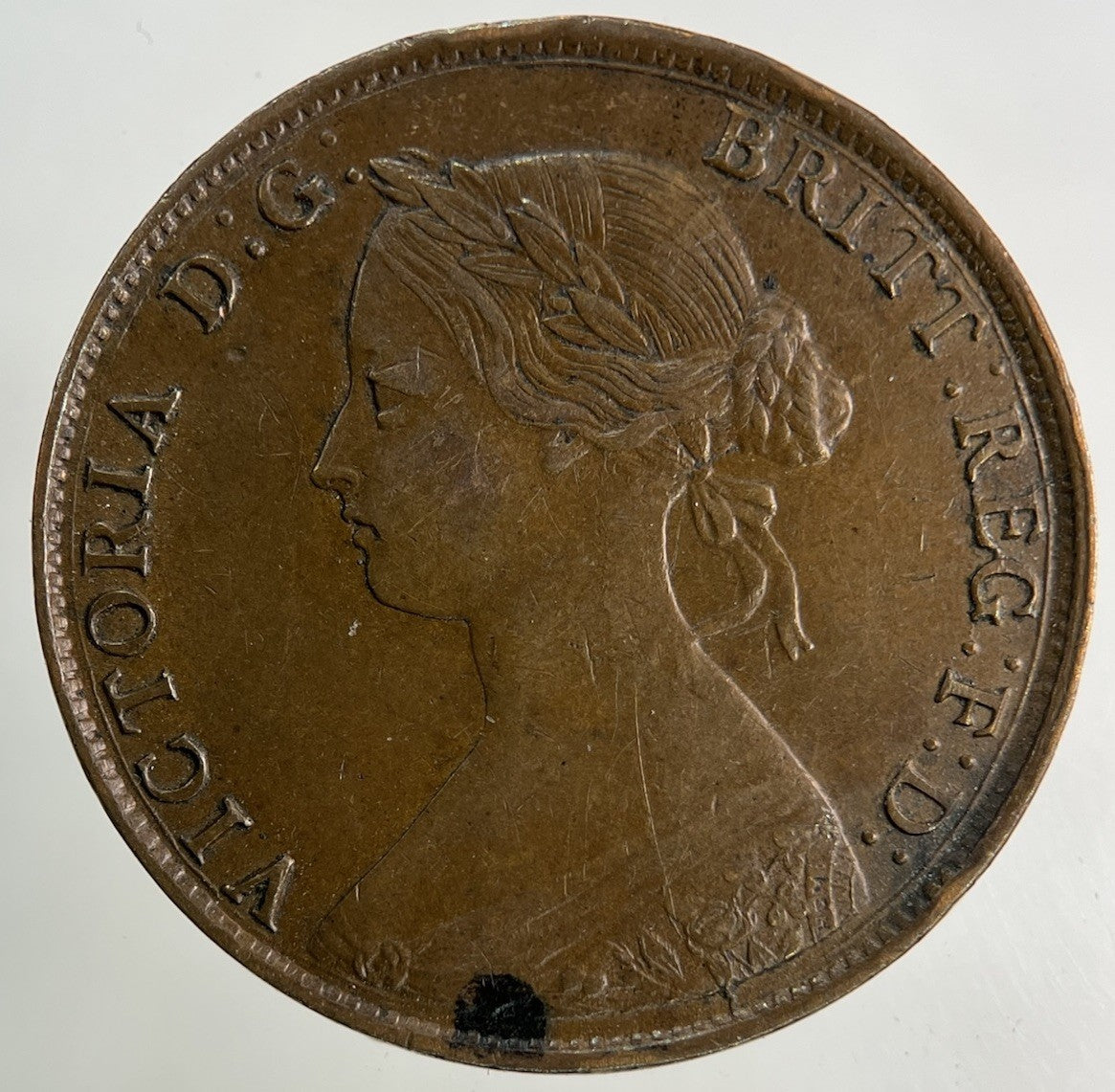 1861 Victoria Half - Penny Coin | Very High Grade