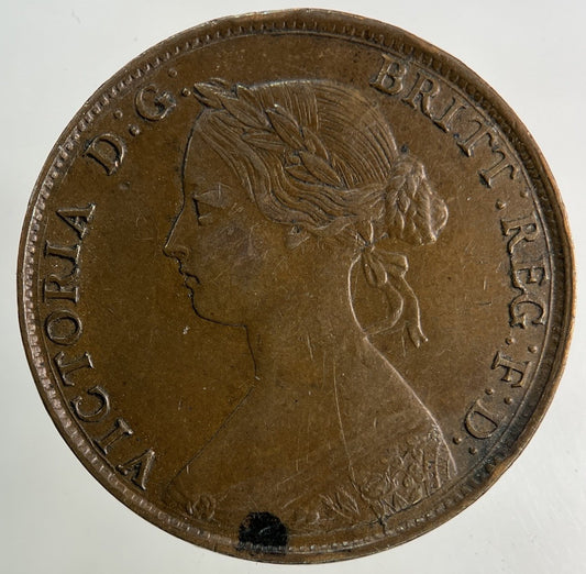 1861 Victoria Half - Penny Coin | Very High Grade