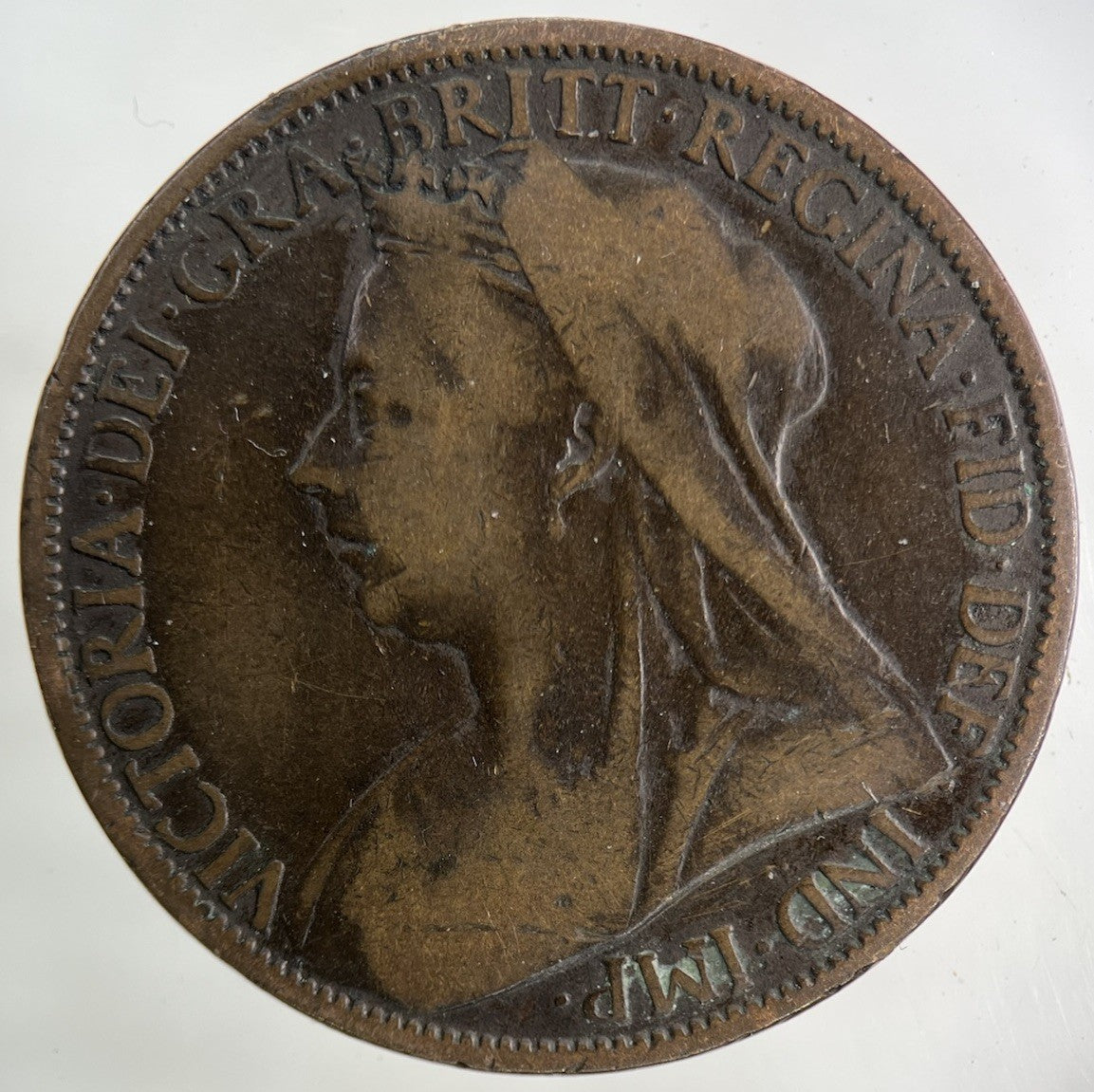 1900 Victoria One Penny Coin | Collectable Grade