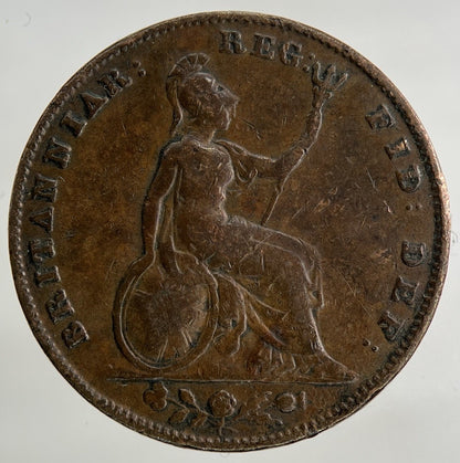 1850 Victoria Farthing Coin | Collectable Grade