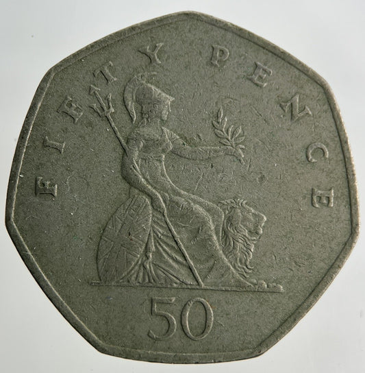 1997 Elizabeth II 2nd 50p Fifty - Pence Coin | Collectable Grade