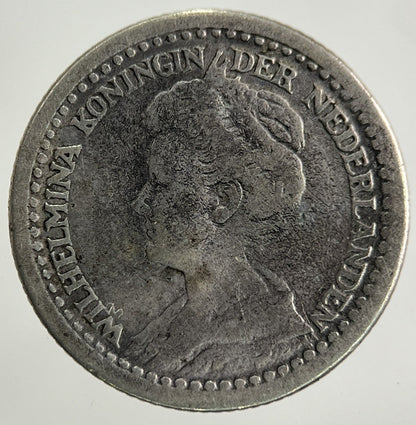 1919 Netherlands 10 Cents Silver Coin | Collectable Grade