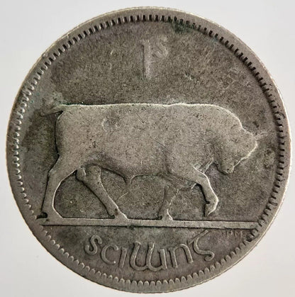 1930 Irish Shilling 1s Bull Silver Coin | Collectable Grade