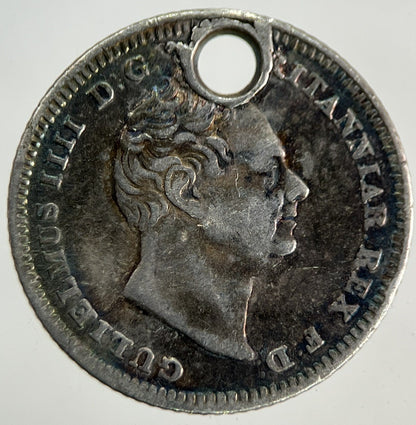 1837 William IV Four - Pence Groat Silver Coin | Very High Grade
