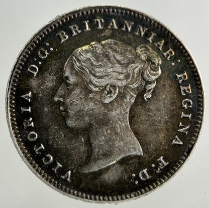 1887 Victoria Maundy Four - Pence Silver Coin | Fine Collectable Grade