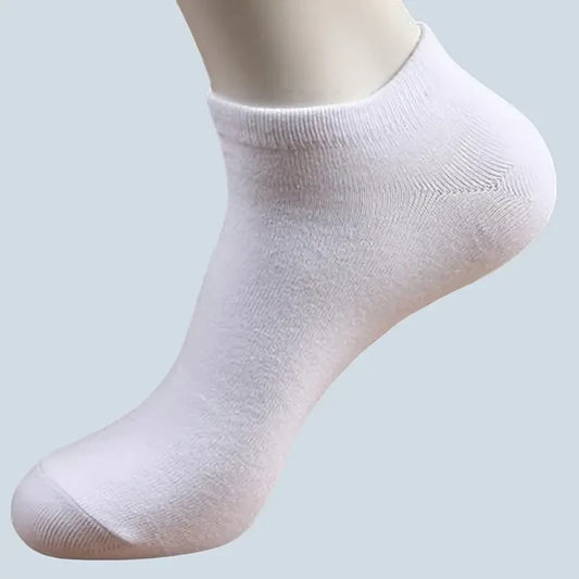 1 Pair Womens Trainer White Ankle Socks Invisible Cotton Low Cut Sports Sock