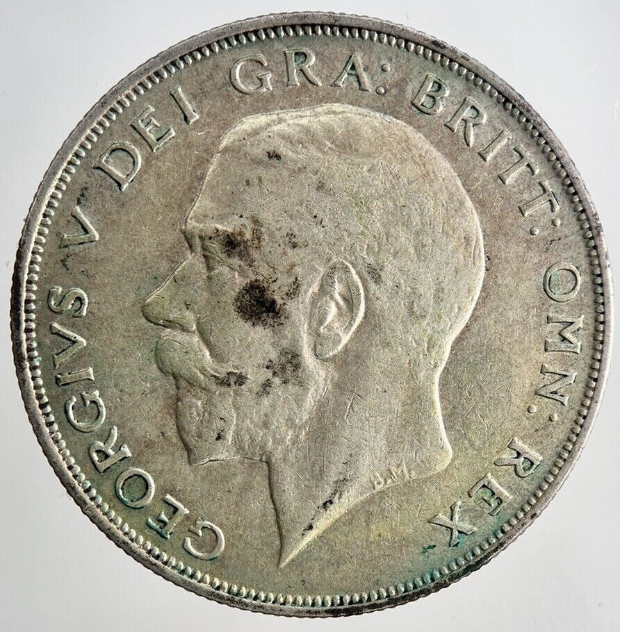 1923 George V Half - Crown Silver Coin | Very High Grade | a9639