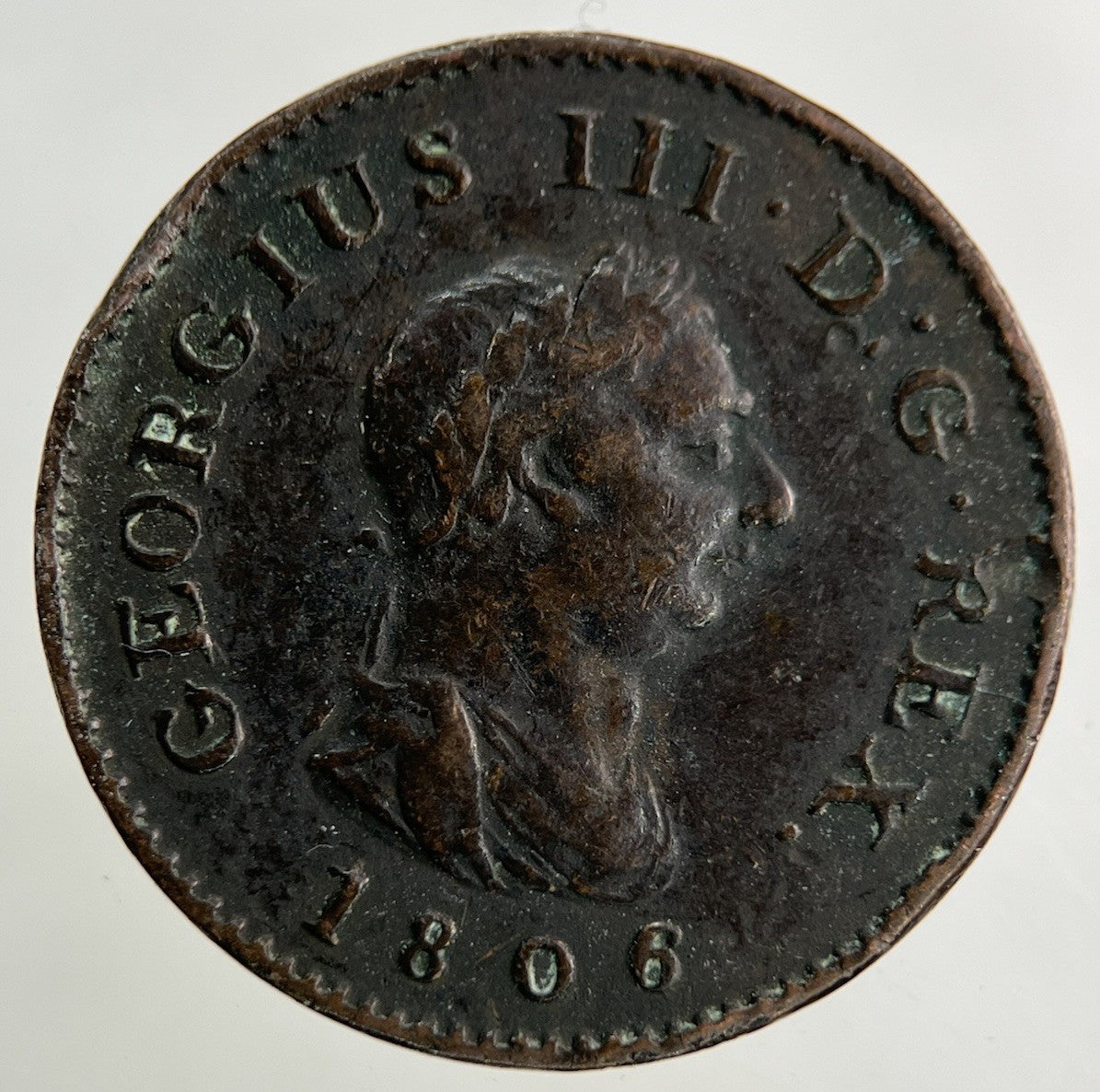 1806 George III 3rd Farthing Coin | Fine Collectable Grade