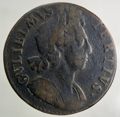 1696 William III 3rd Half - Penny Coin | Fine Collectable Grade