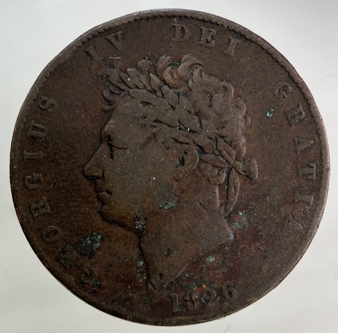 1826 George IV Half - Penny Coin | Collectable Grade