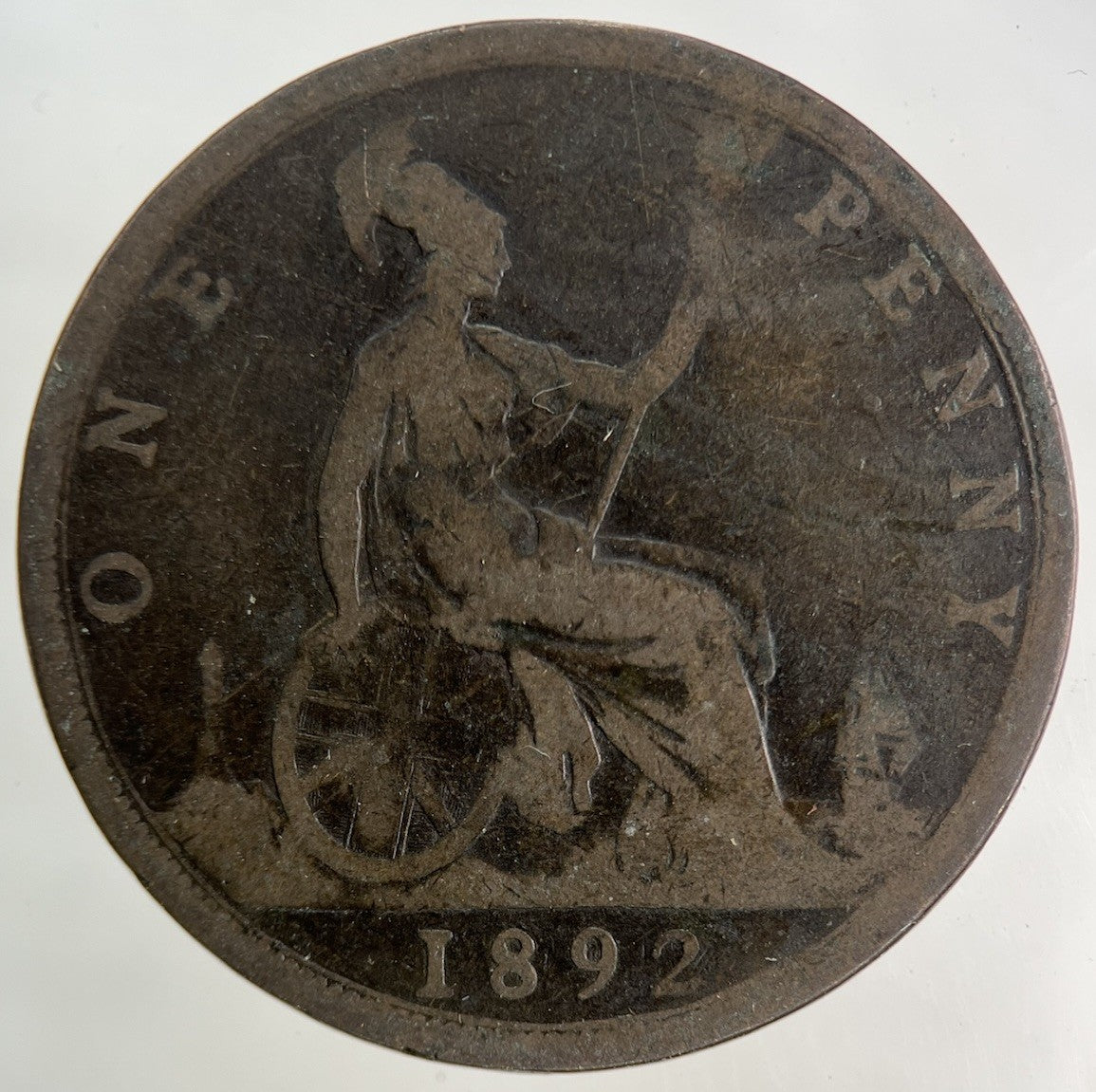 1892 Victoria One Penny Coin | Collectable Grade