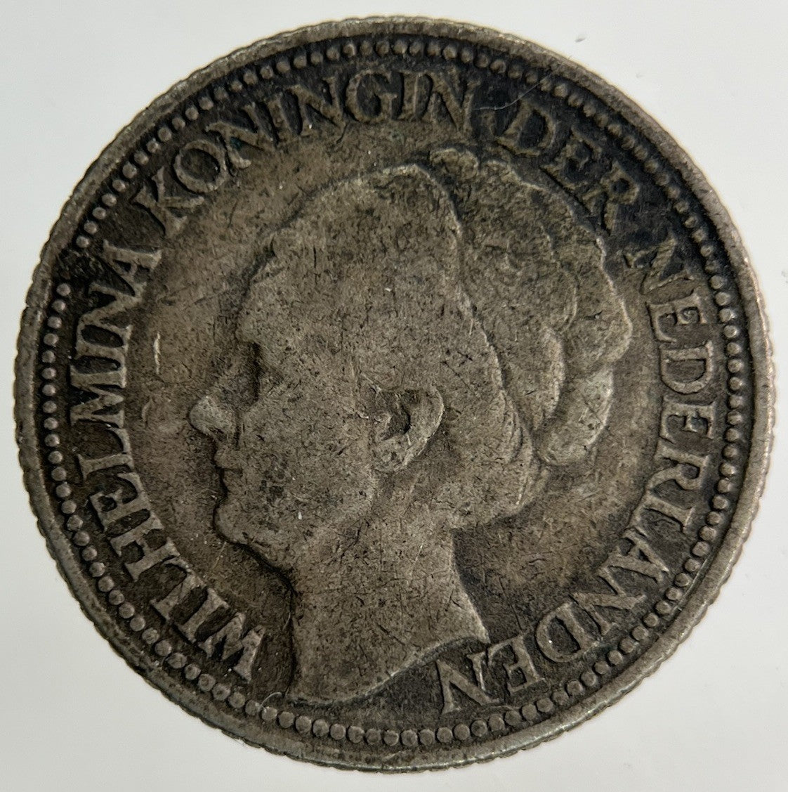 1926 Netherlands 25 Cents Silver Coin | Collectable Grade