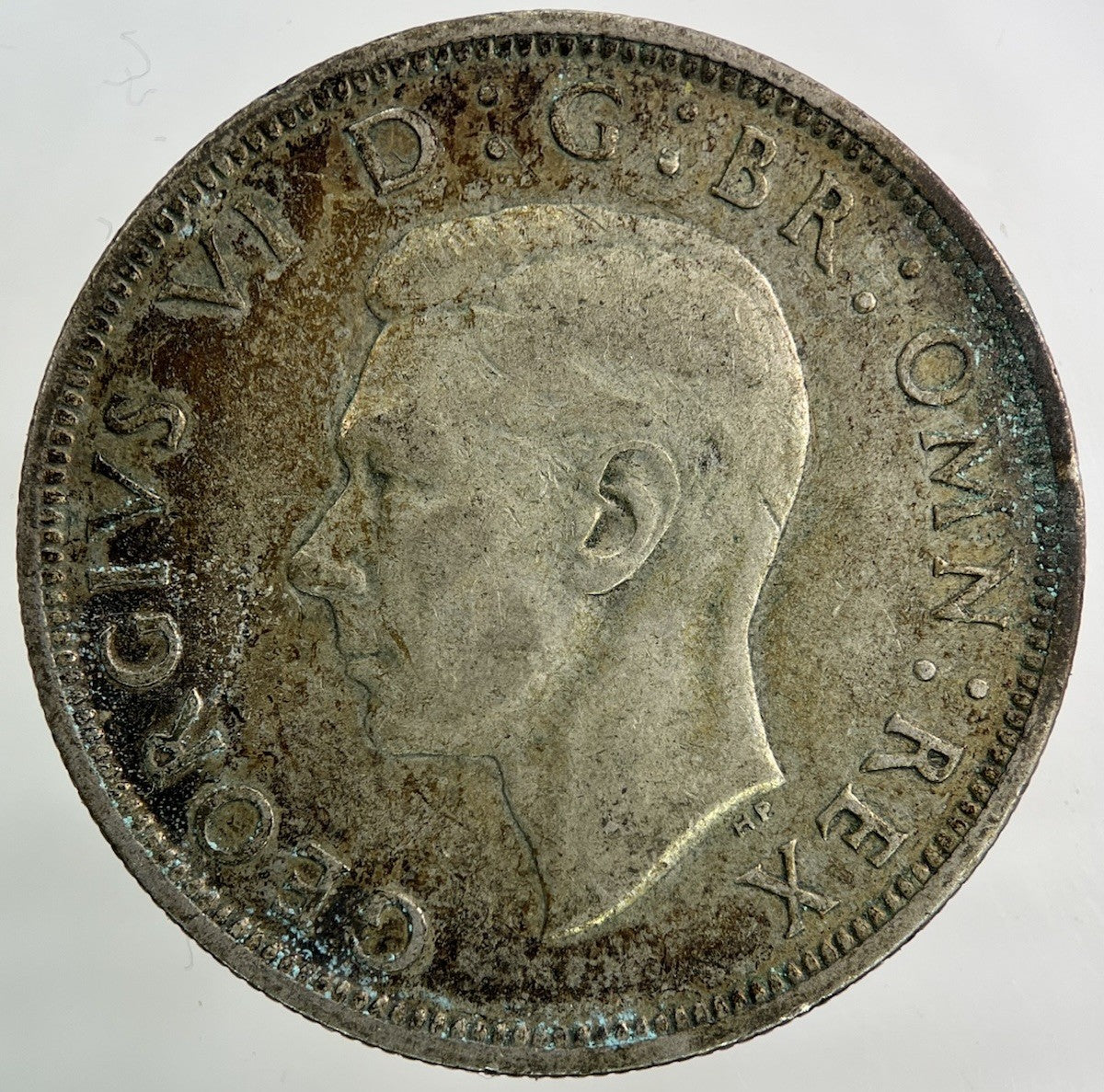 1940 George VI Half - Crown Silver Coin | Collectable Grade