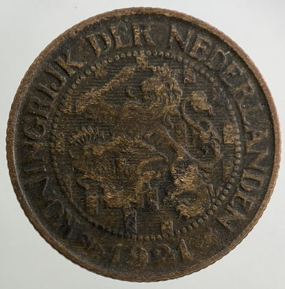 1921 Netherlands 1 Cent Coin | Collectable Grade