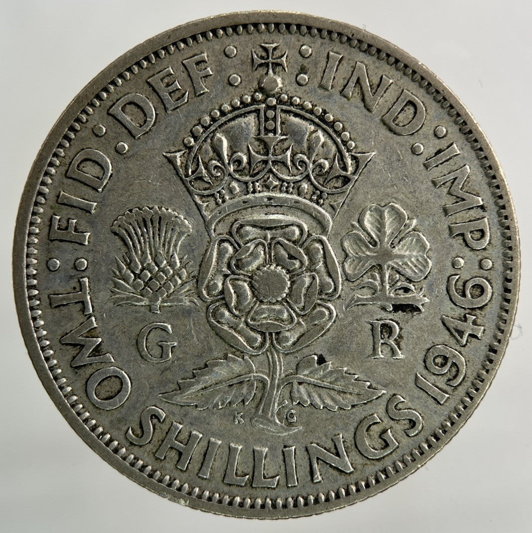 1946 George VI Florin Silver Coin | Fine Collectable Grade