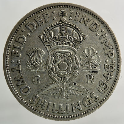 1946 George VI Florin Silver Coin | Fine Collectable Grade
