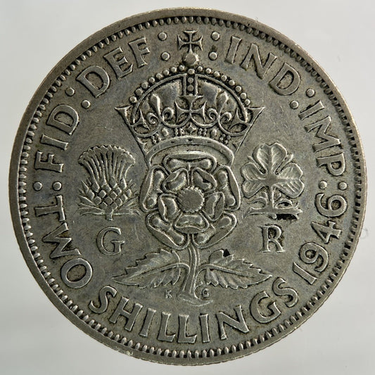 1946 George VI Florin Silver Coin | Fine Collectable Grade