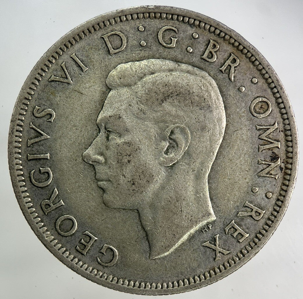 1941 George VI Half - Crown Silver Coin | Fine Collectable Grade