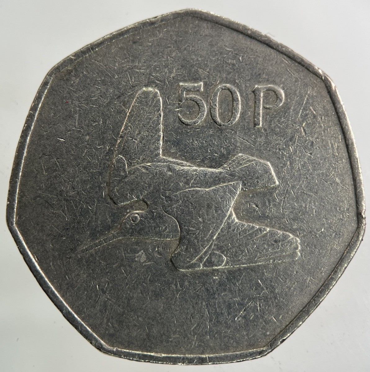 1977 Irish Ireland 50p Fifty Pence Coin | Collectable Grade