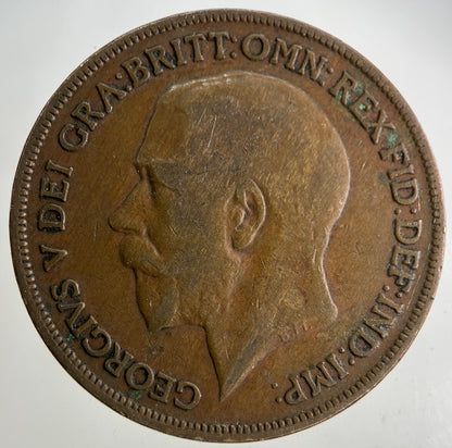 1920 George V One Penny Coin | Collectable Grade