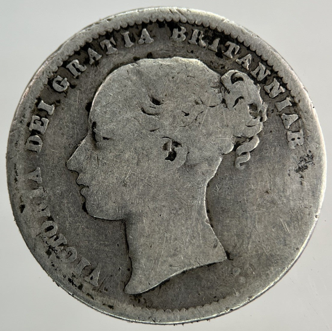 1877 Victoria Shilling Silver Coin | Collectable Grade