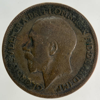 1916 George V Farthing Coin | Collectable Grade
