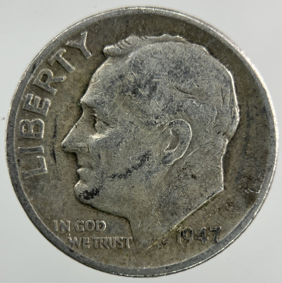 1947 US USA Roosevelt Dime Silver Coin | Collectable Grade