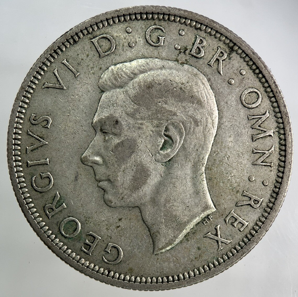 1939 George VI Half - Crown Silver Coin | Fine Collectable Grade